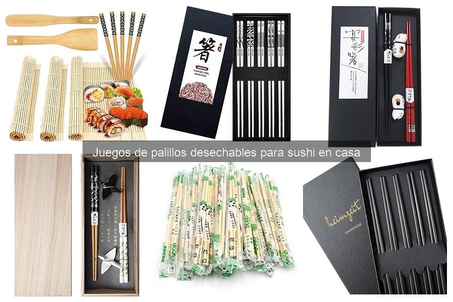 Ventajas de Usar Palillos Desechables para Sushi en Casa