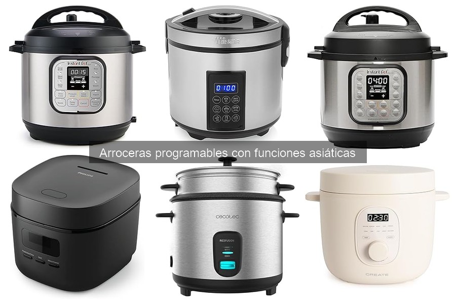 Ventajas de usar una arrocera programable en cocina asiática