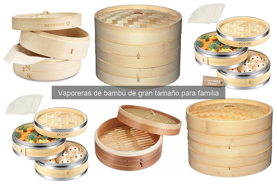 Ventajas de usar vaporera de bambú para cocinar en familia