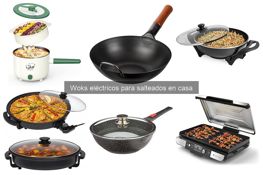 Ventajas del wok eléctrico frente al tradicional para salteados