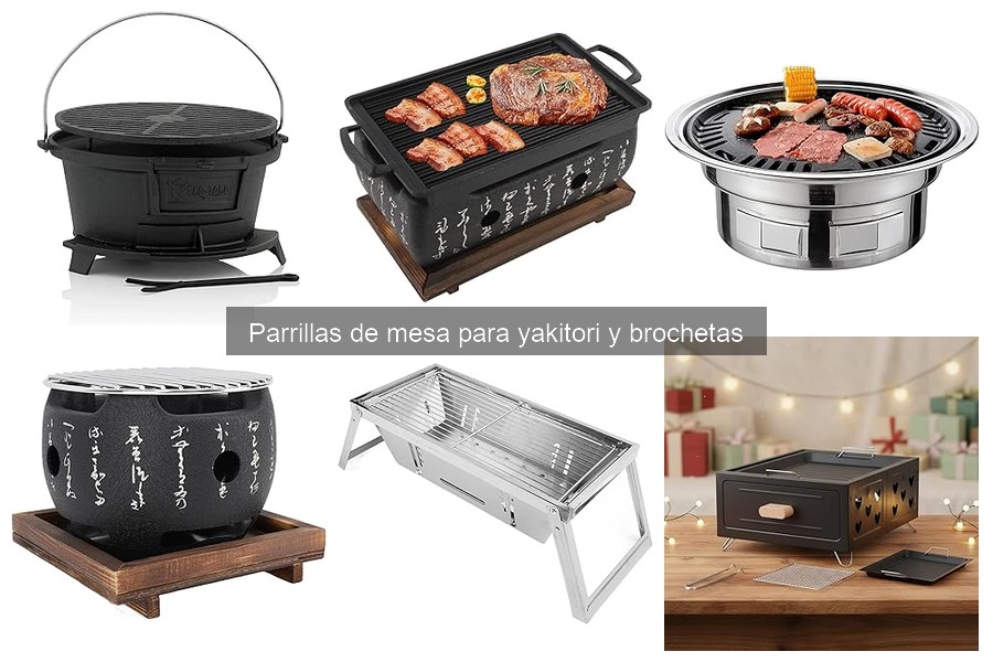 Ventajas y desventajas de las parrillas de mesa para yakitori