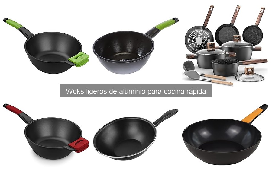 Ventajas y desventajas de los woks de aluminio para cocinar