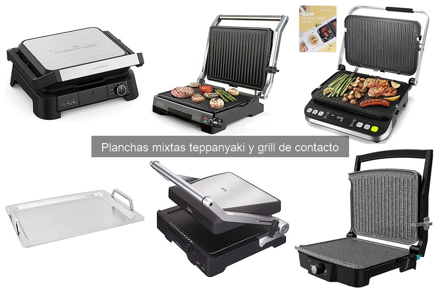 Ventajas y desventajas de planchas mixtas teppanyaki y grill