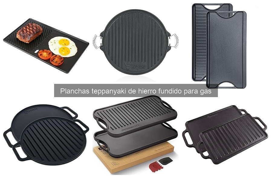 Ventajas y desventajas de planchas teppanyaki de hierro fundido