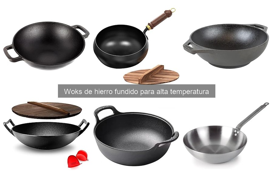 Wok de hierro fundido: beneficios y características esenciales